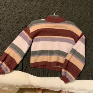 Wild Fable fuzzy crop sweater.